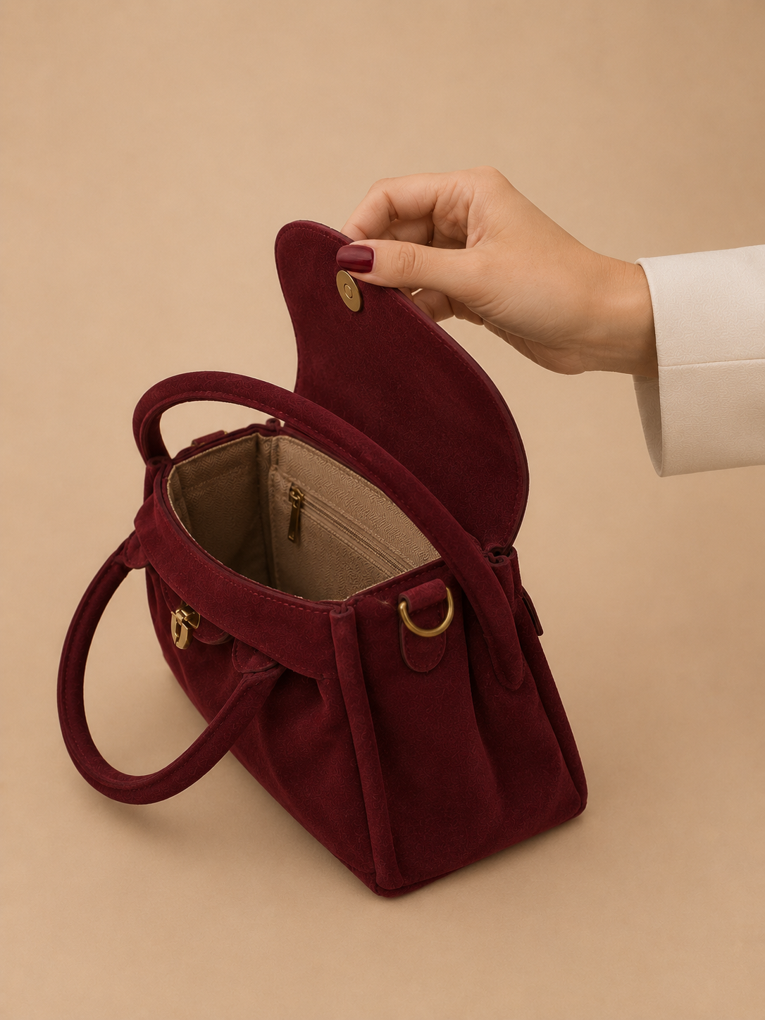 sac à main en cuir bordeaux – Élégance intemporelle sac à main en cuir bordeaux – Élégance intemporelle